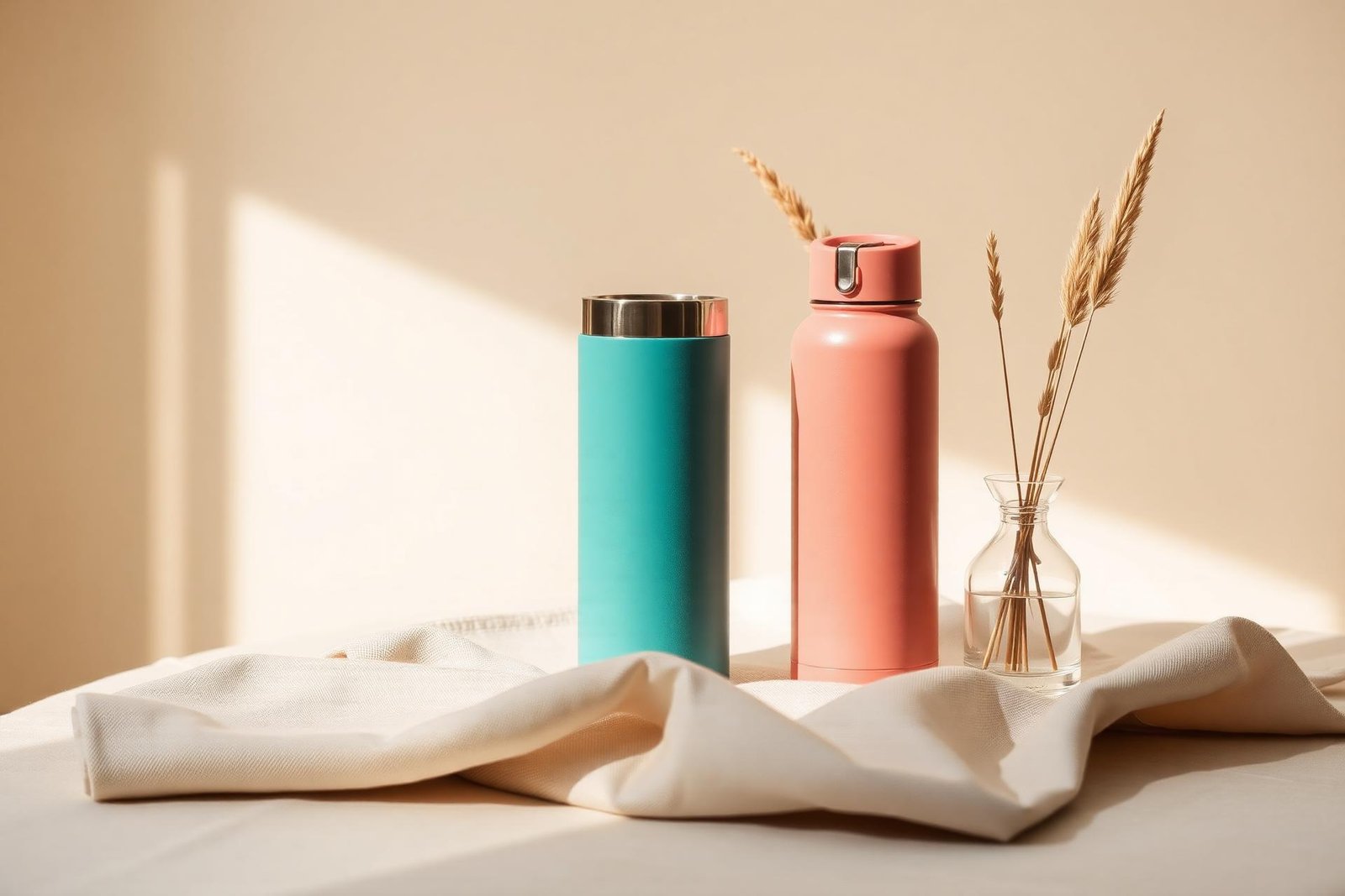 Person holding a SipCo tumbler in warm morning light